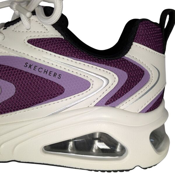 Biało-fioletowe sneakersy damskie SKECHERS Street Tres-Air Uno Rozmiar 36 - zdjęcie 13