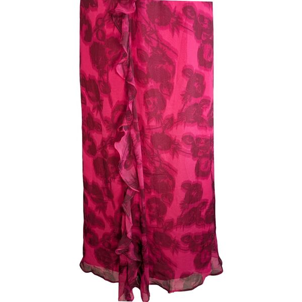 Fuksjowa Suknia Maxi TOPSHOP Kwiatowa Rozmiar 38 - zdjęcie 13