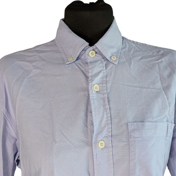 Pull&Bear Jasnoniebieska Koszula Męska Button-Down XS - zdjęcie 6
