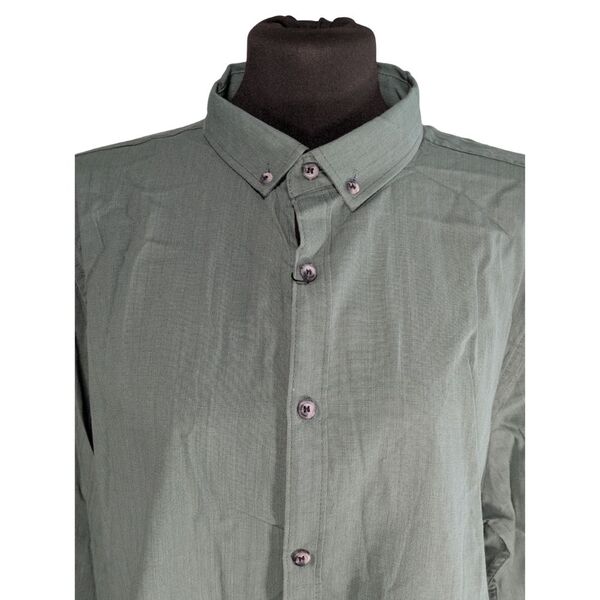 Trendyol Zielona Koszula Męska Button-Down 2XL - zdjęcie 6