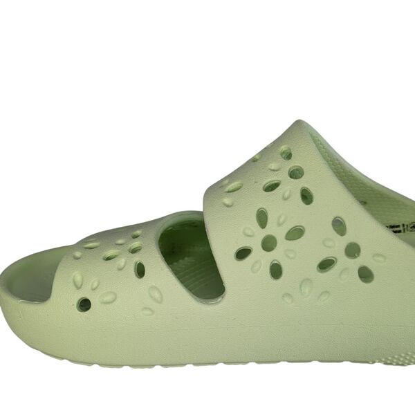 Jasnozielone Klapki Crocs Classic Floral Cut Out Rozmiar 39-40 - zdjęcie 7