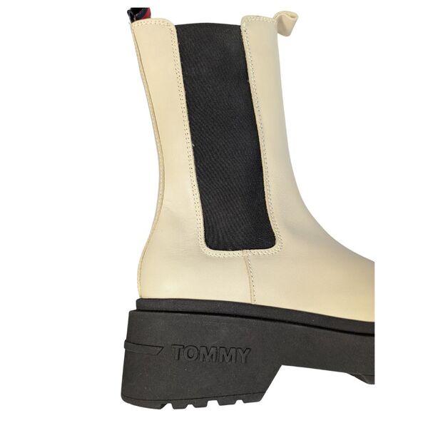Kremowe Sztyblety Tommy Jeans Chunky Chelsea Rozmiar 40 - zdjęcie 12