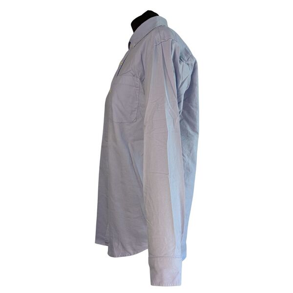Pull&Bear Jasnoniebieska Koszula Męska Button-Down XS - zdjęcie 4