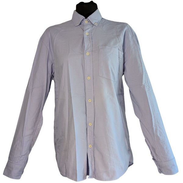 Pull&Bear Jasnoniebieska Koszula Męska Button-Down XS - zdjęcie 3
