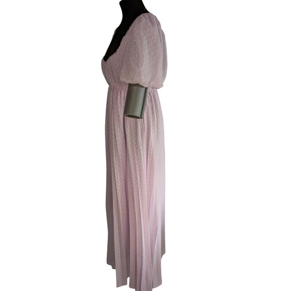 Liliowa sukienka maxi ASOS DESIGN w kropki Rozmiar 38 - zdjęcie 3