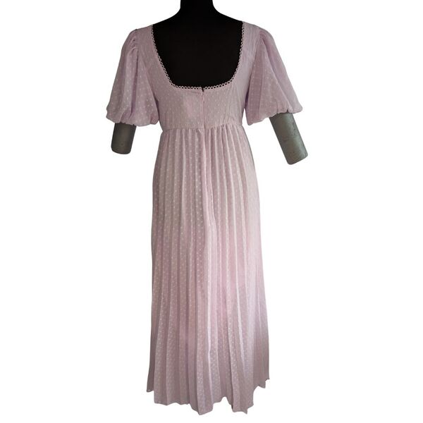 Liliowa sukienka maxi ASOS DESIGN w kropki Rozmiar 38 - zdjęcie 5