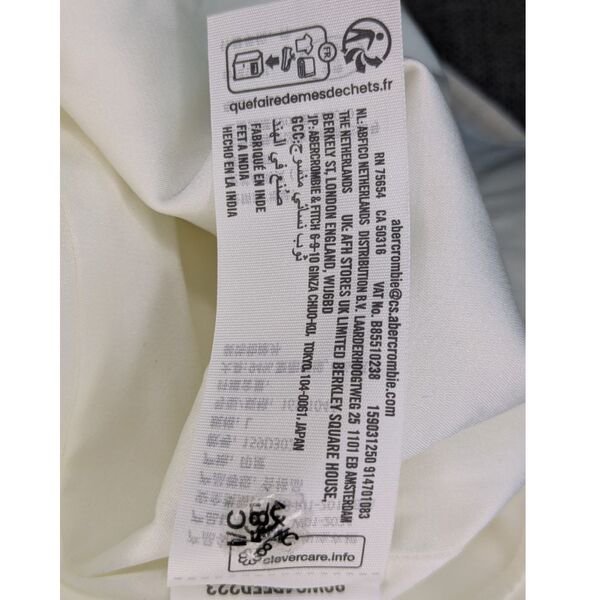 Abercrombie & Fitch Elegancka Sukienka Halter z Różą Kremowa L - zdjęcie 10