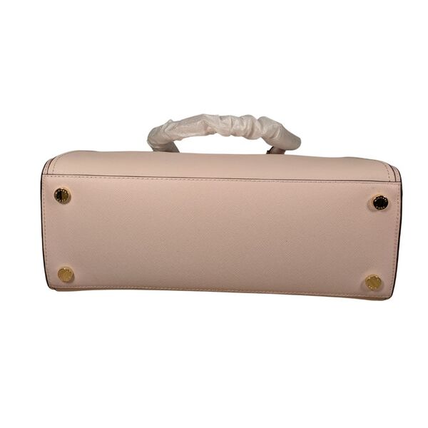 MICHAEL KORS Torebka Hope Large Satchel Skórzana Powder Blush NS - zdjęcie 5