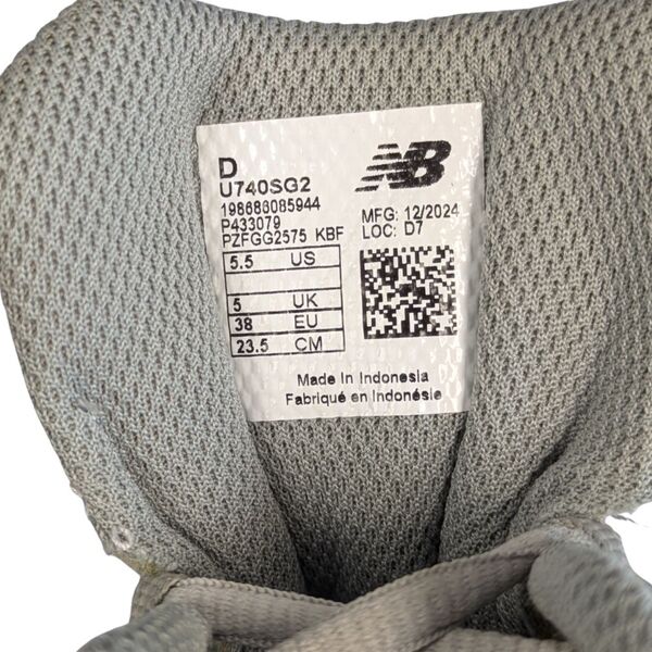 Srebrne Sneakersy New Balance U740SG2 ABZORB Rozmiar 38 - zdjęcie 14