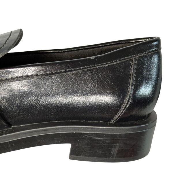 Czarne mokasyny damskie STRADIVARIUS z klamrą Rozmiar 39 - zdjęcie 9