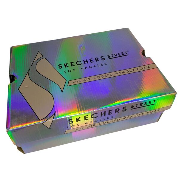 Biało-fioletowe sneakersy damskie SKECHERS Street Tres-Air Uno Rozmiar 36 - zdjęcie 17