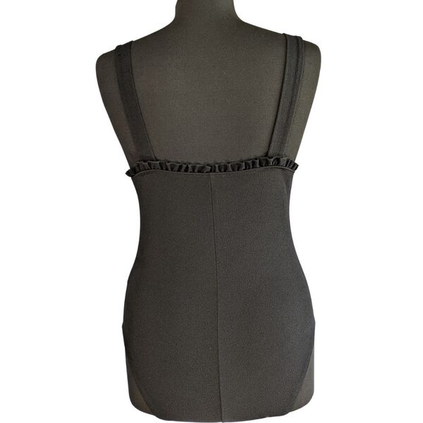 Czarne Gorsetowe Body z Zamkiem River Island Rozmiar 34 (XS) - zdjęcie 8