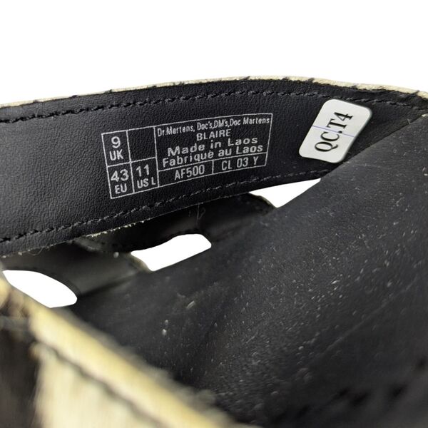 Damskie Sandały na Platformie Dr. Martens Blaire z Włosiem Cow Print Rozmiar 43 - zdjęcie 9
