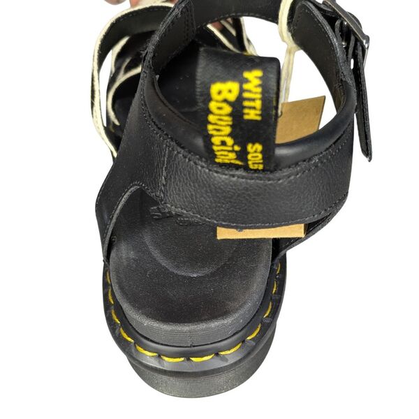 Damskie Sandały na Platformie Dr. Martens Blaire z Włosiem Cow Print Rozmiar 43 - zdjęcie 14