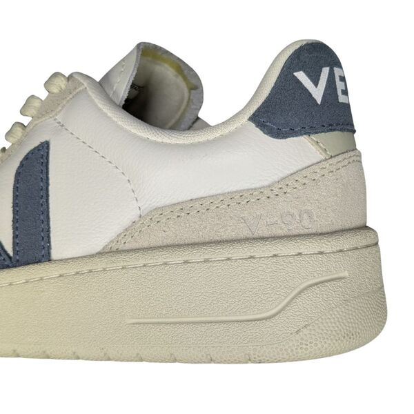 Sneakersy Veja V-90 Biało-Szare Skórzane Rozmiar 36 - zdjęcie 12