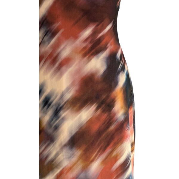 ASOS DESIGN Sukienka Maxi Mesh Tie-Dye Rozmiar 40 - zdjęcie 9