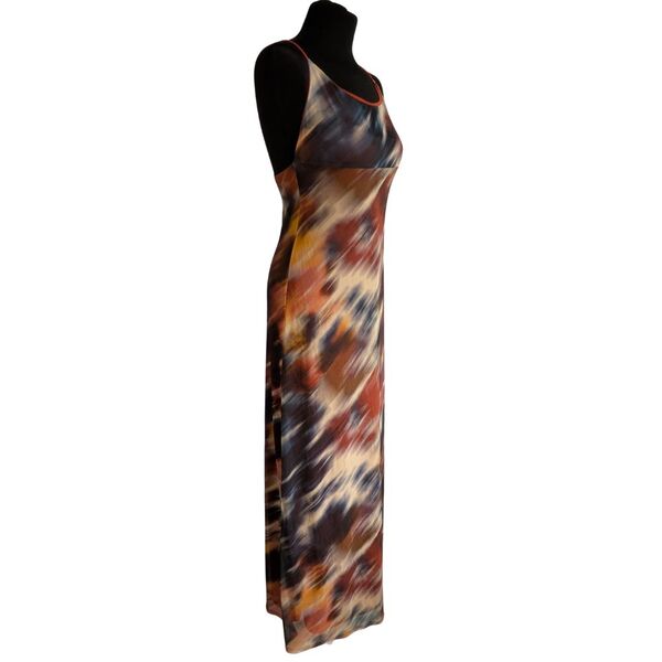 ASOS DESIGN Sukienka Maxi Mesh Tie-Dye Rozmiar 40 - zdjęcie 2