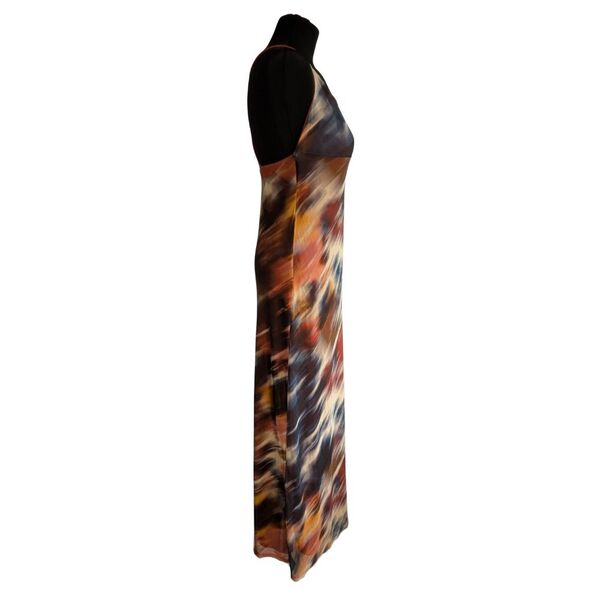 ASOS DESIGN Sukienka Maxi Mesh Tie-Dye Rozmiar 40 - zdjęcie 3