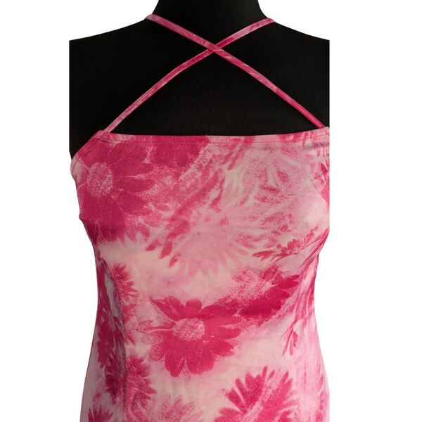 VERO MODA Sukienka Maxi Cross Back Różowa 36 - zdjęcie 7