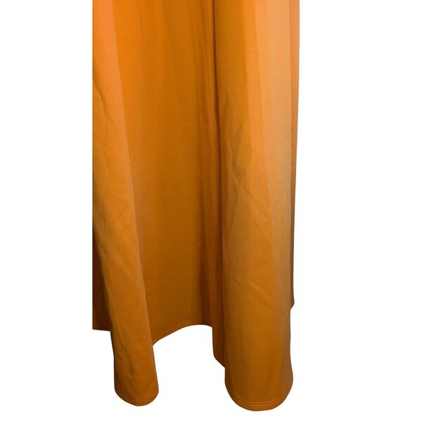 ASOS DESIGN Sukienka Rozkloszowana Midi Pomarańczowa 38 - zdjęcie 9