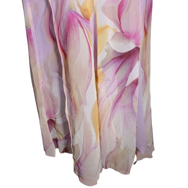 Mango Wielokolorowa Sukienka Maxi w Kwiaty L - zdjęcie 8