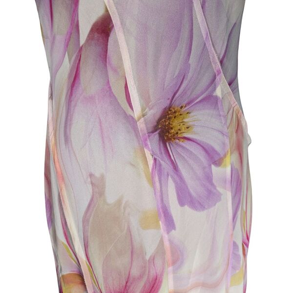 Mango Wielokolorowa Sukienka Maxi w Kwiaty L - zdjęcie 12