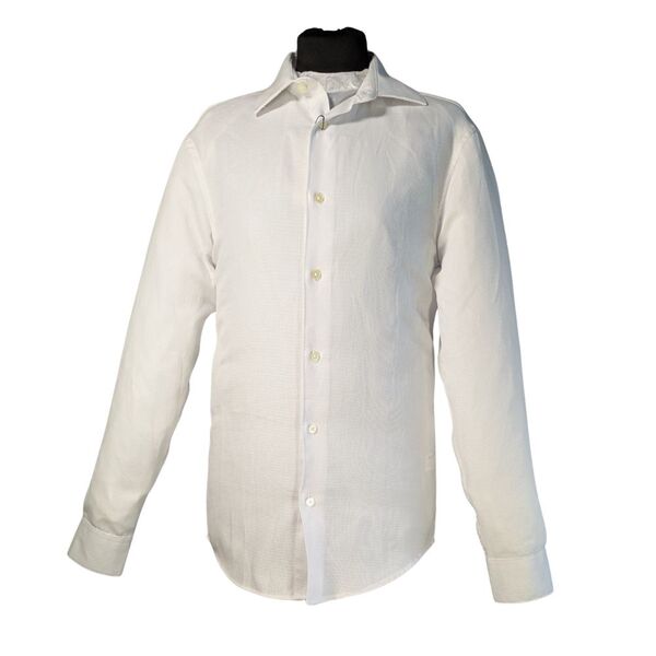 Biała Męska Koszula Zara Easy Iron Regular Fit S