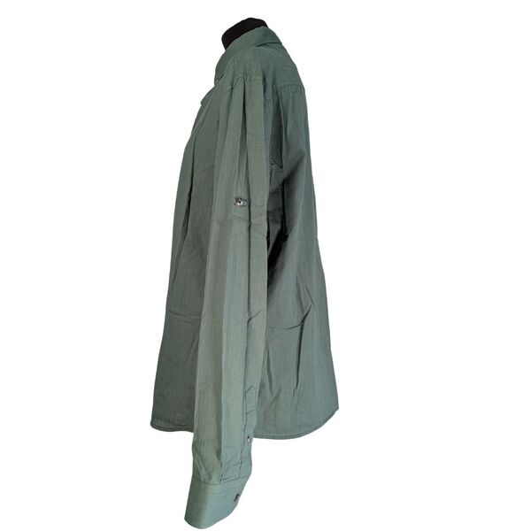 Trendyol Zielona Koszula Męska Button-Down 2XL - zdjęcie 3